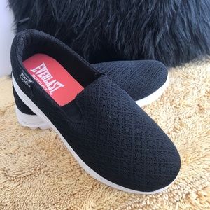 Everlast Black Slip On Sneakers. NWOT